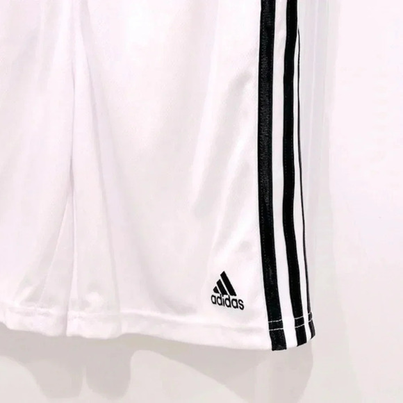 Adidas Youth Mid Rise Adjustable Waist Pull-On Shorts Size Large 14/16 - Picture 6 of 10